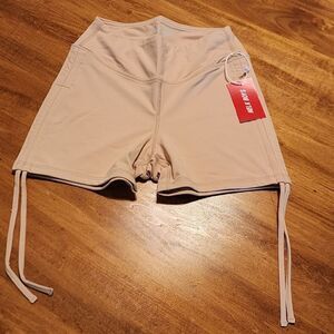 NEW Full Send Nelk Boys Fitness Booty Short Tie Side Nude Size Medium